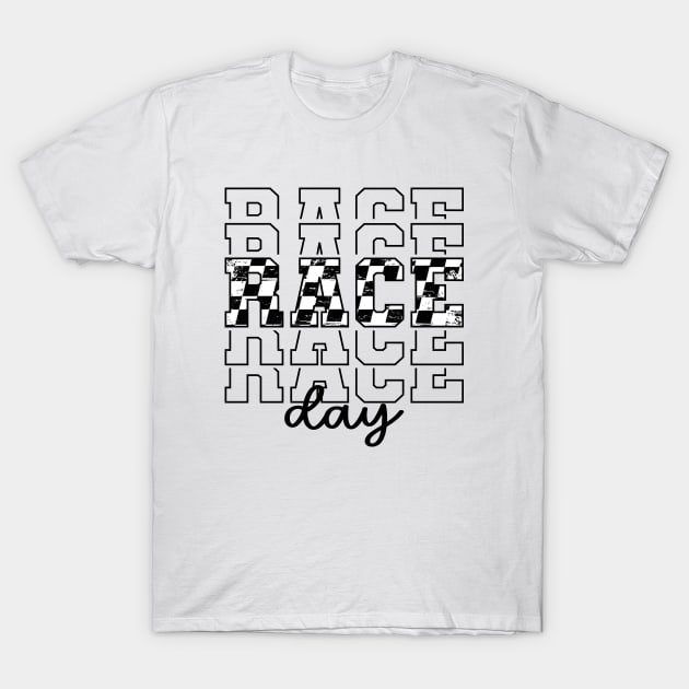 Racing Day  Race Lover T-Shirt by EvetStyles